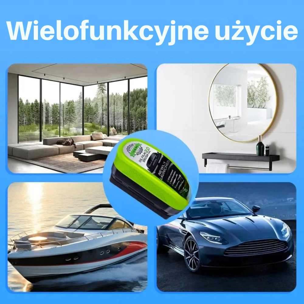 Hydrofobowy środek do czyszczenia szyb samochodowych